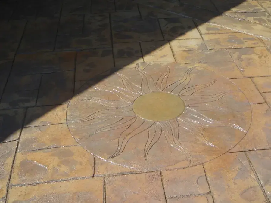 Stamped concrete walkway Lake Havasu City AZ